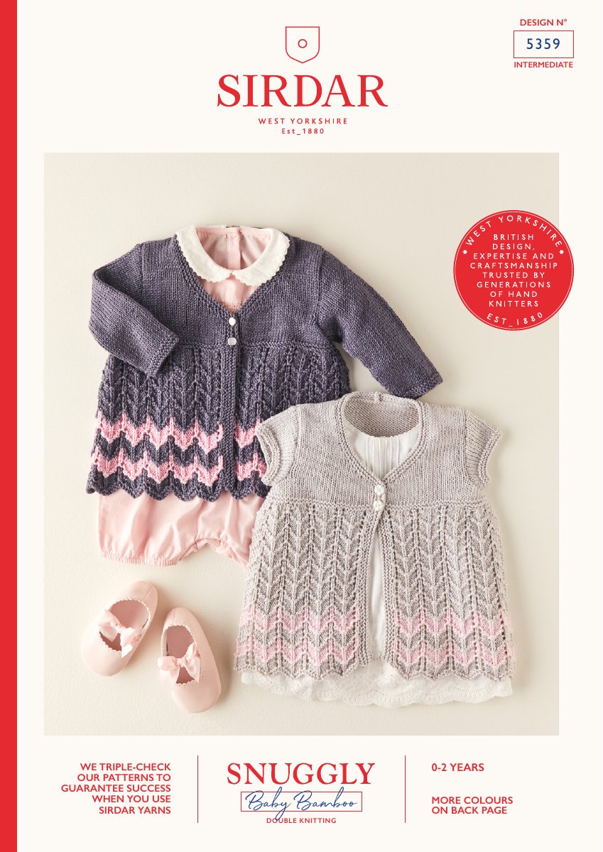 Sirdar 5359 Baby's & Child's Dress in Snuggly Baby Bamboo DK pattern cover