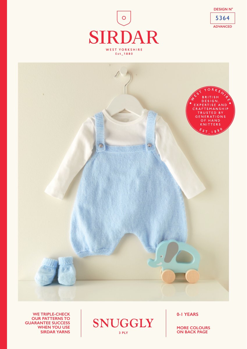 Sirdar 5364 Baby's & Child's Pattern in Snuggly 3 Ply pattern cover