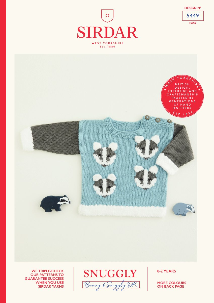 Sirdar 5449 Baby's & Child's Toy in Snuggly Bunny pattern cover