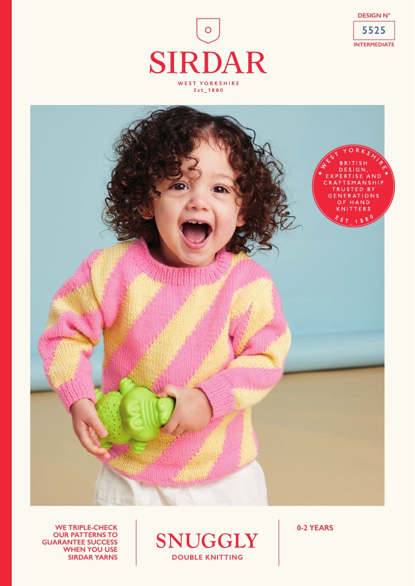 Sirdar 5525 Baby's & Child's Sweater in Snuggly DK pattern cover