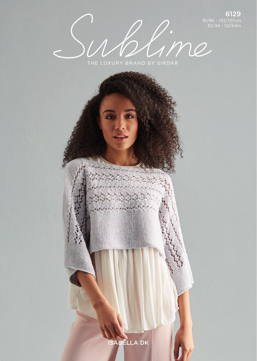 Sublime 6129 Women's Top in Isabella DK pattern cover