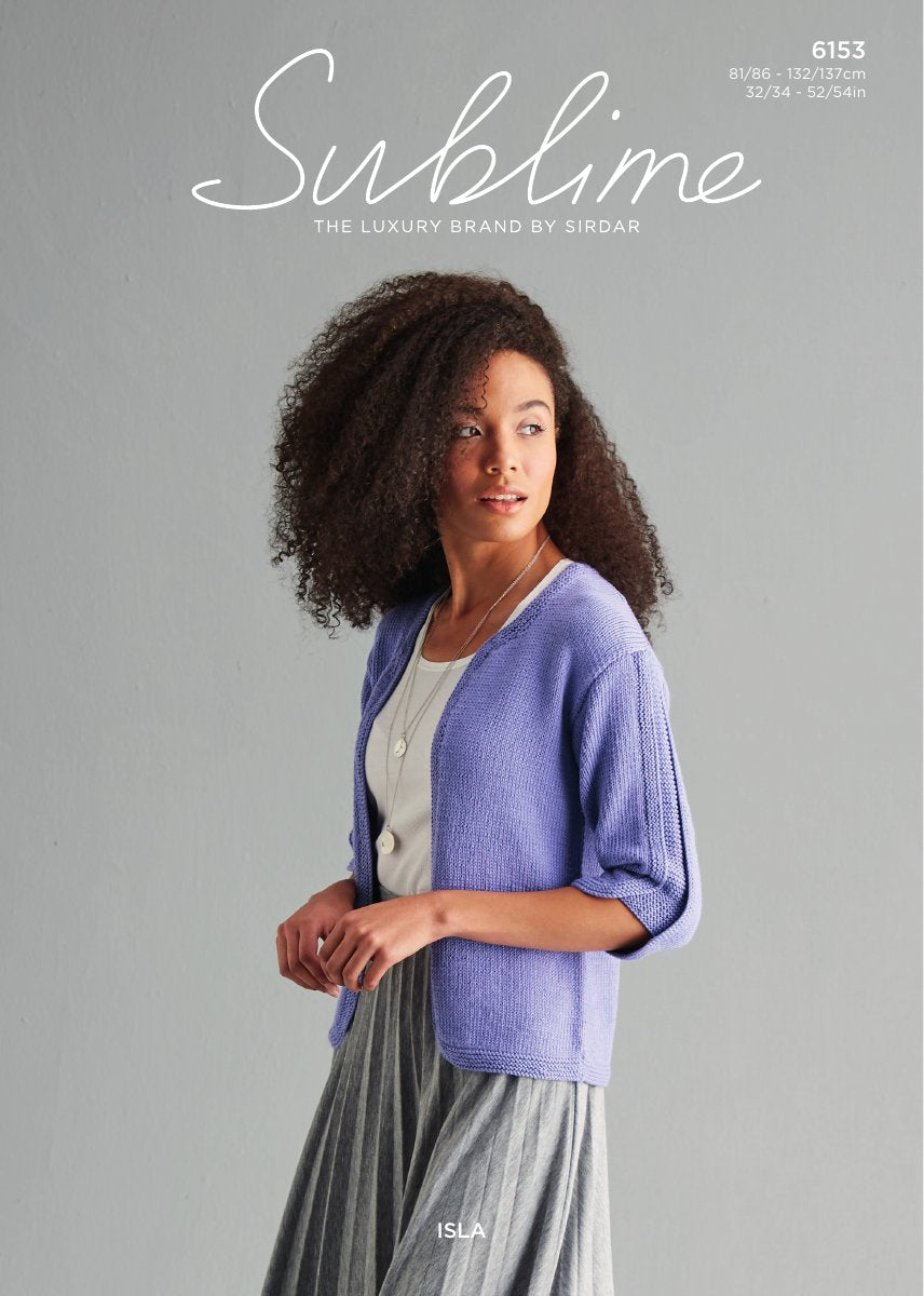 Sublime 6153 Women's Jacket in Isla DK pattern cover