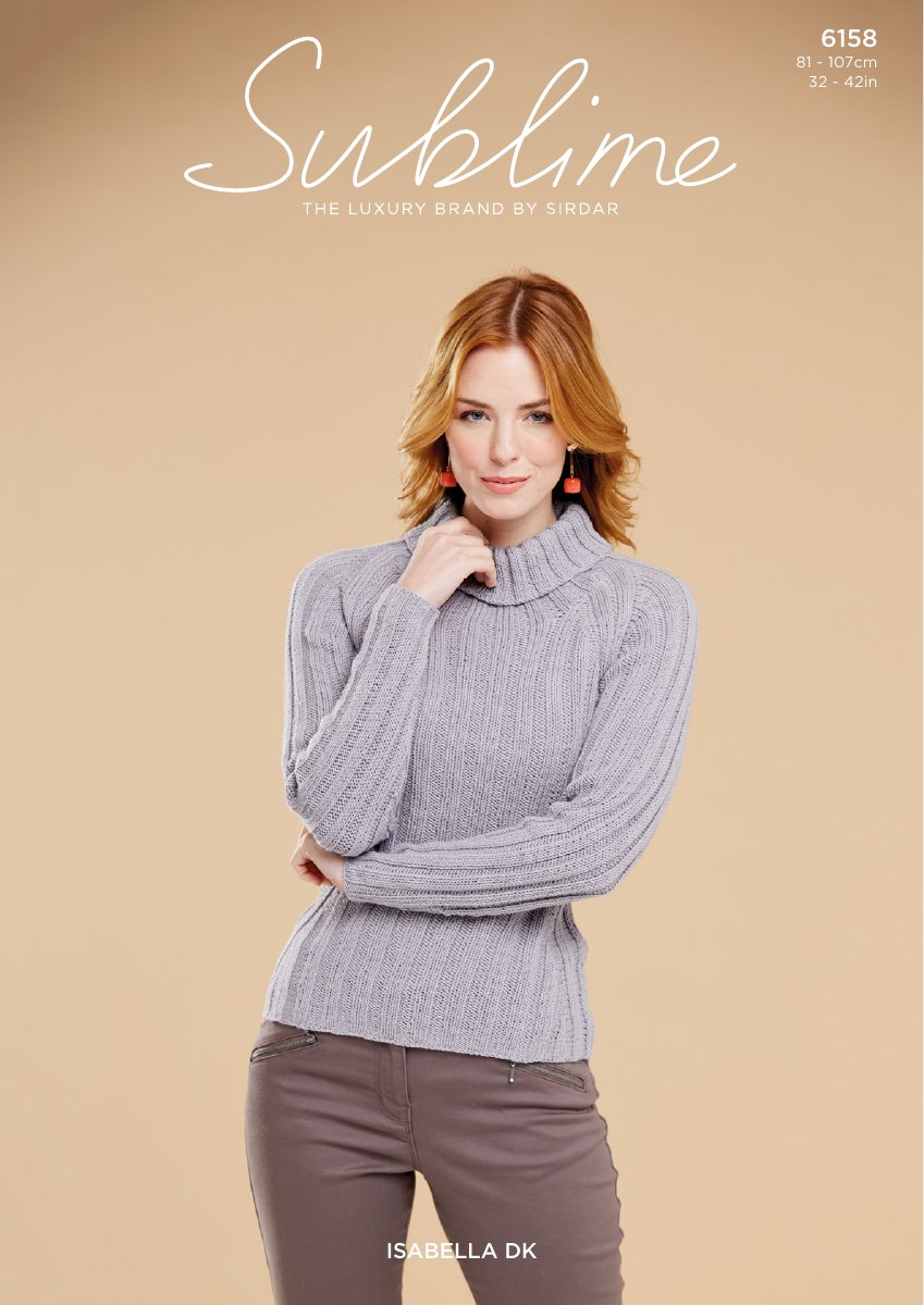 Sublime 6158 Sweater in Isabella DK pattern cover
