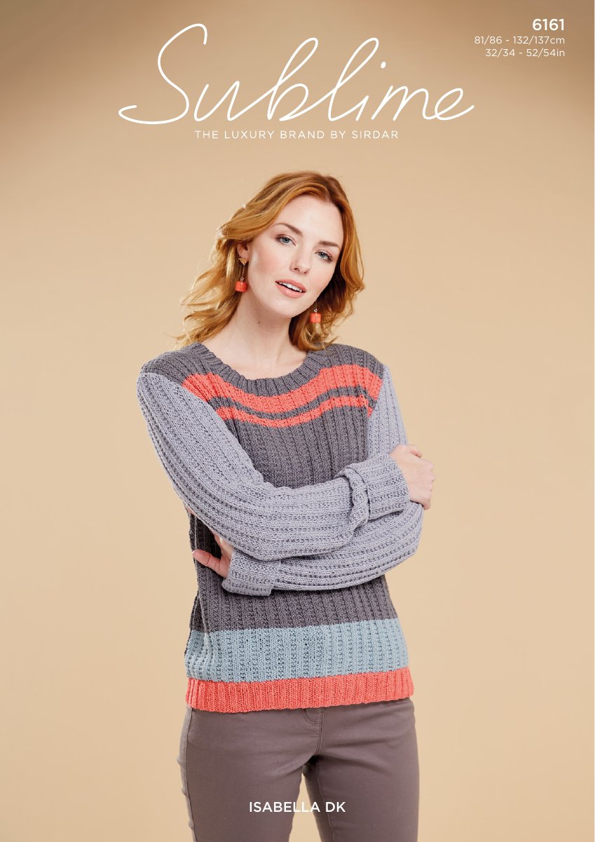 Sublime 6161 Sweater in Isabella DK pattern cover