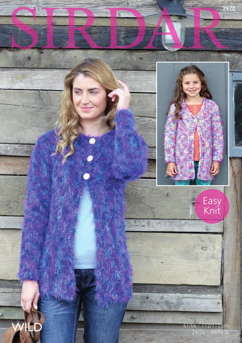 Sirdar 7970 Cardigans in Wild pattern cover