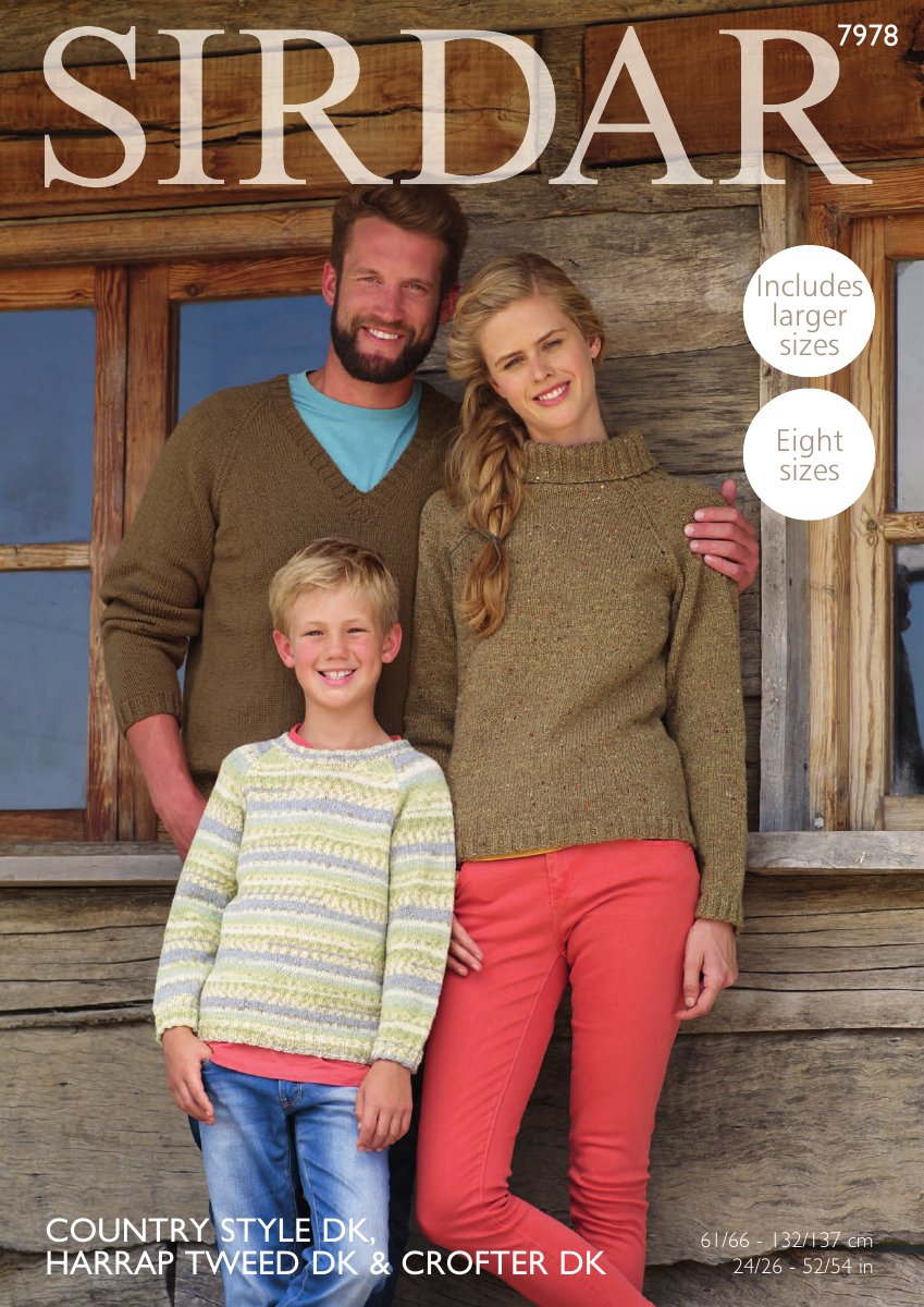 Sirdar 7978 Women's Sweater in Country Style DK pattern cover