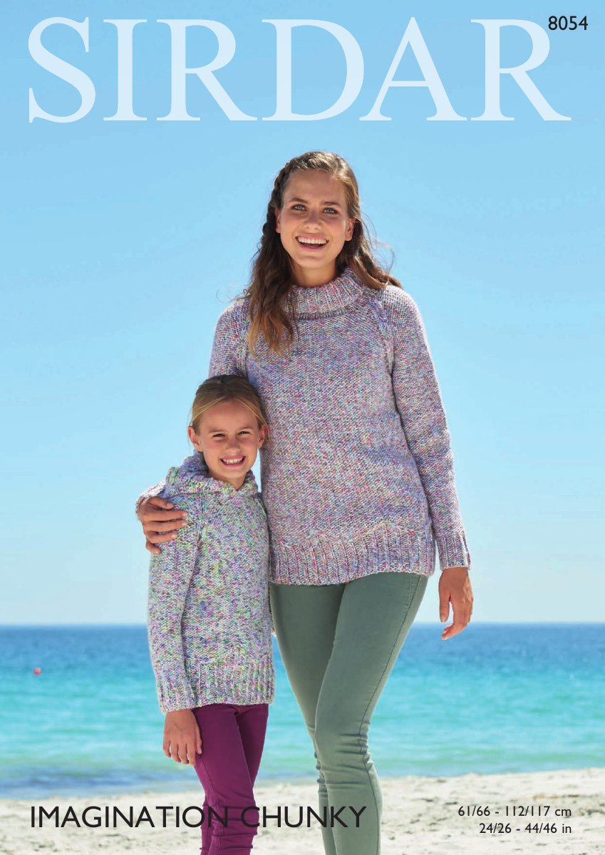 Sirdar 8054 Sweaters in Imagination Chunky pattern cover