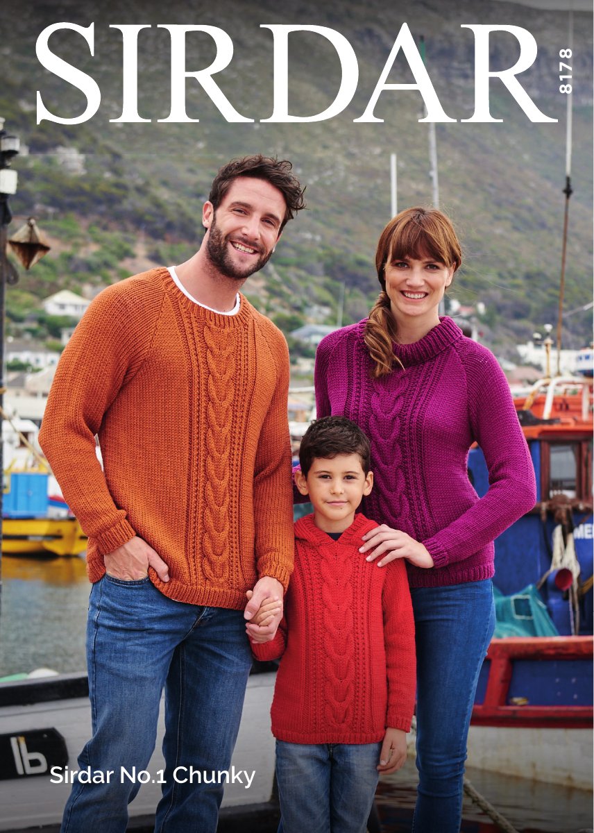 Sirdar 8178 Women's Sweater in No.1 Chunky pattern cover