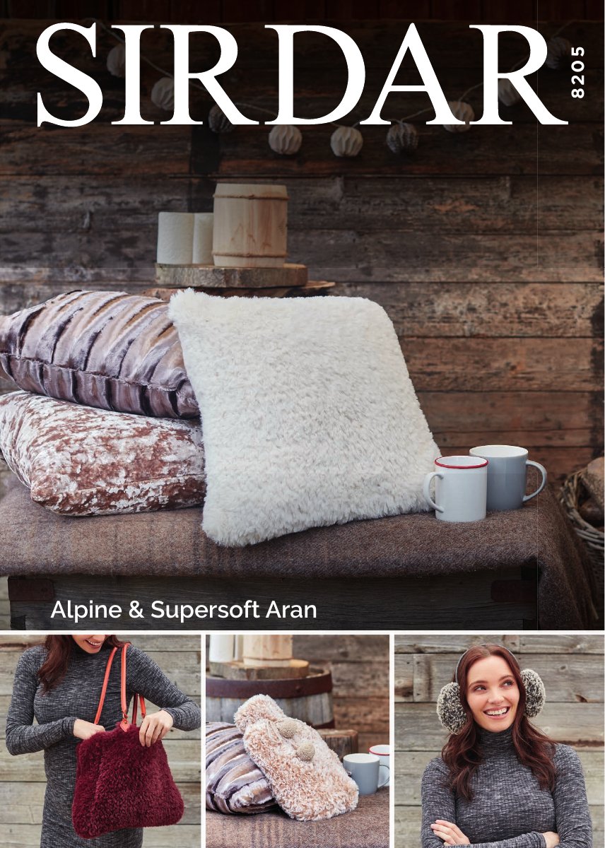 Sirdar 8205 Accessories in Alpine pattern cover