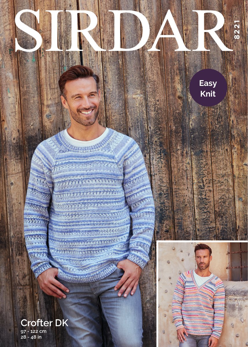 Sirdar 8221 Sweaters in Crofter DK pattern cover