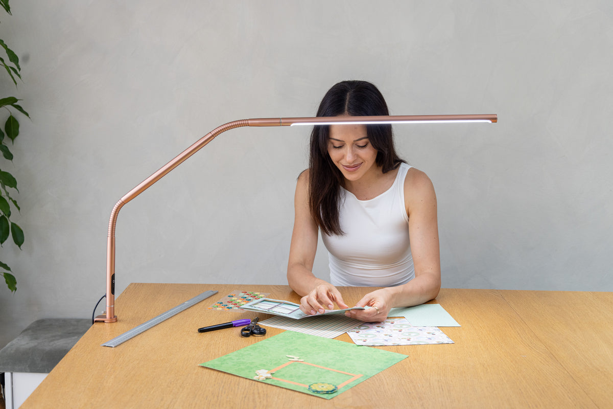 Daylight Slimline 4 Table – Rose Gold