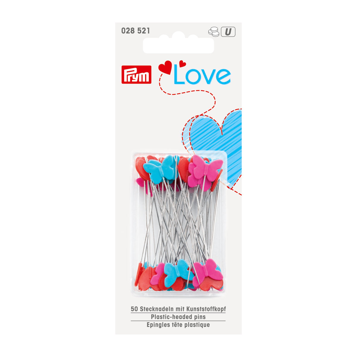 Prym LOVE Plastic-headed pins