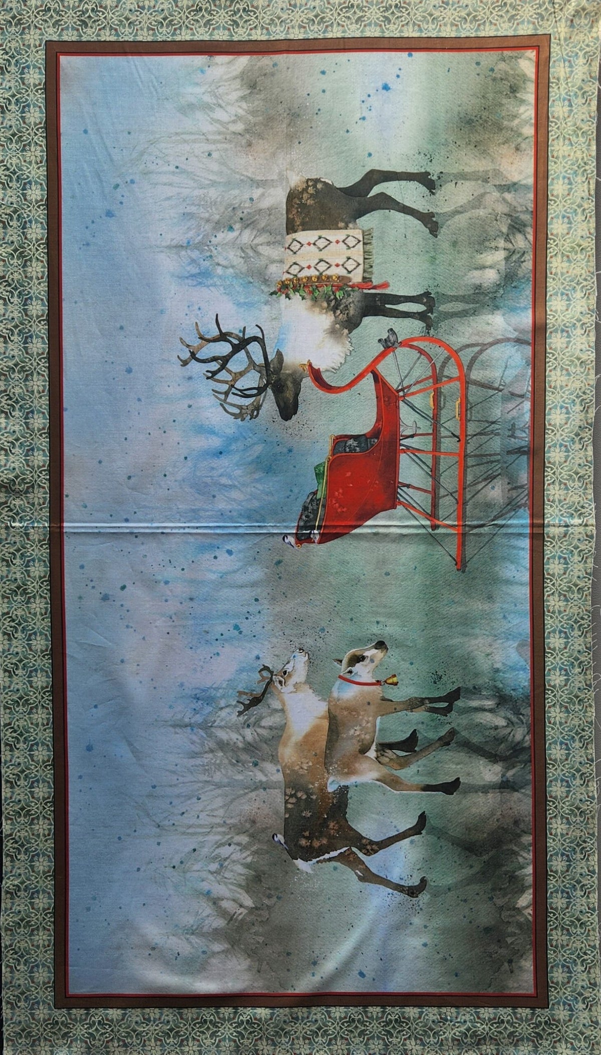 103 Lake Caribou Quilt Panel