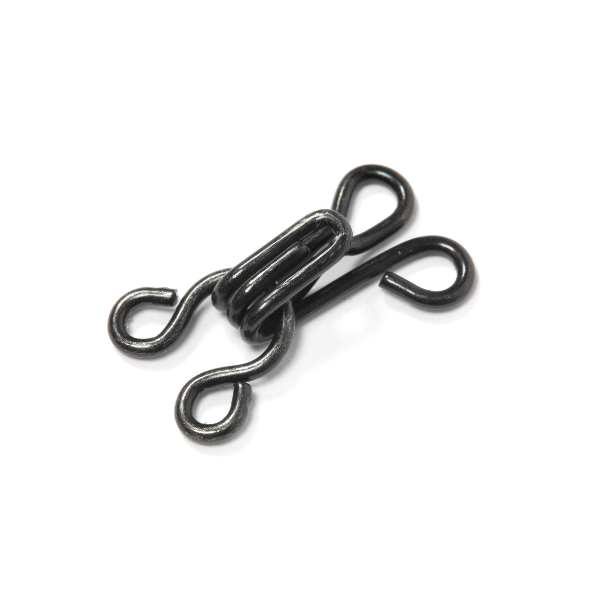 Prym Spring hooks and eyes, size 3, black