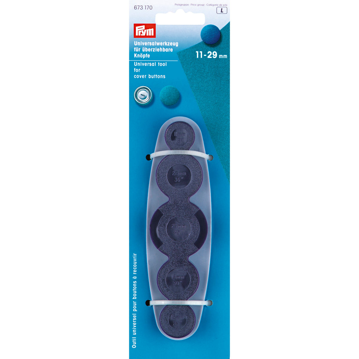 Prym Universal tool for Cover Buttons 11-29 mm