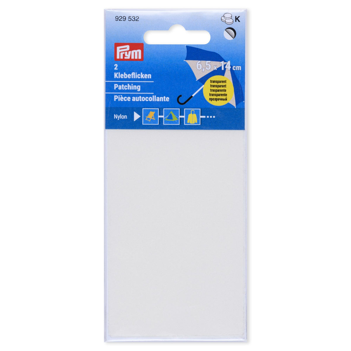 Prym Patching nylon, 2 pieces - 7 colours available