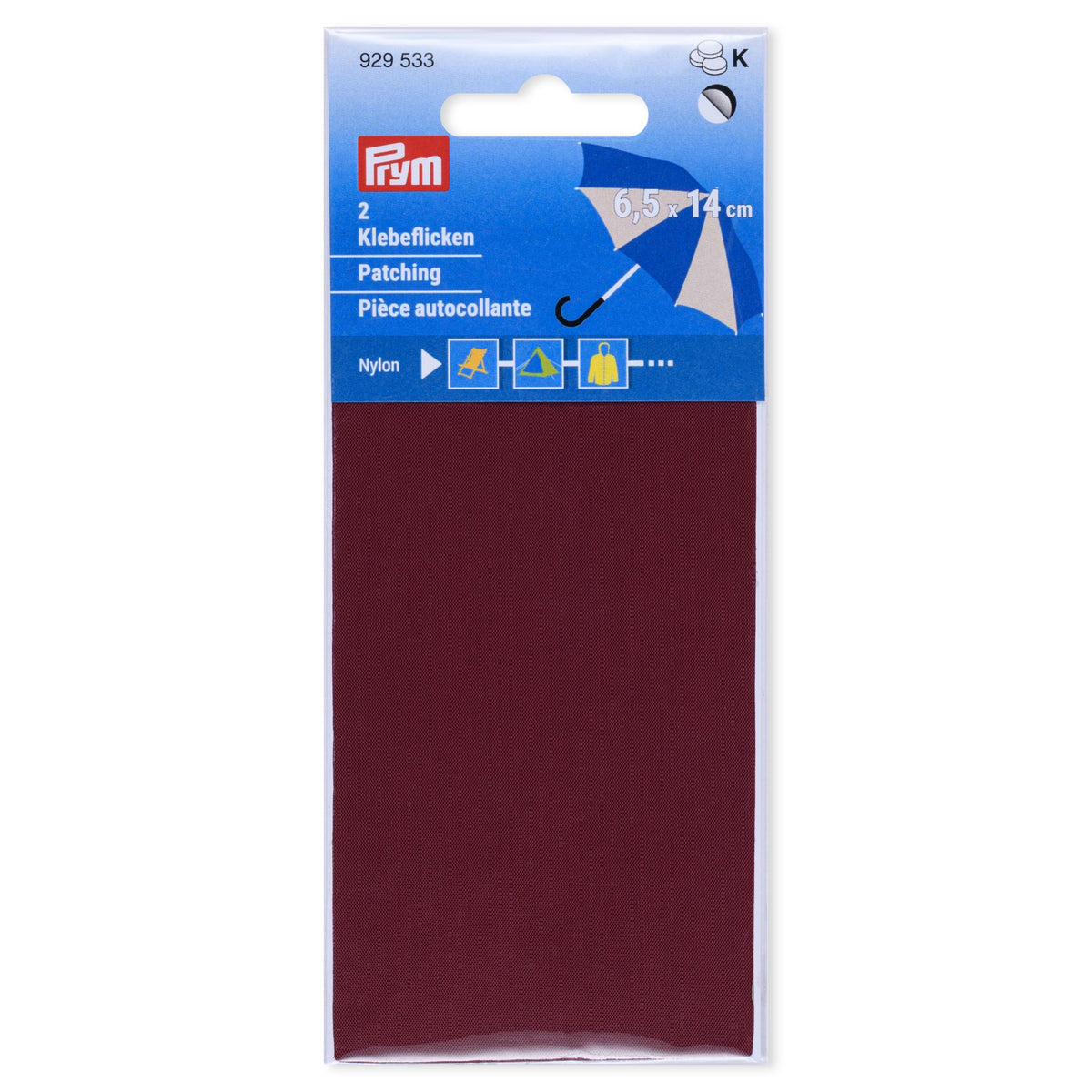 Prym Patching nylon, 2 pieces - 7 colours available