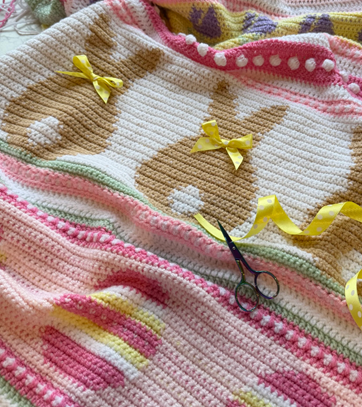 Easter Moments Blanket Kit (including pattern)