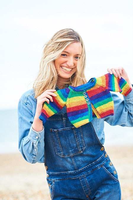 Stylecraft F115 Baby Cardigan (free downloadable pdf)