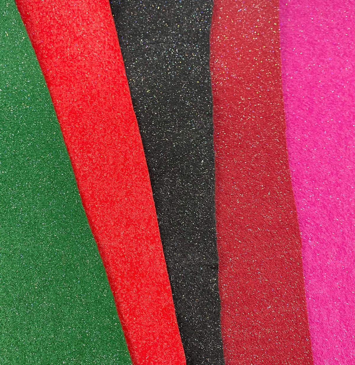Felt by the Metre with Glitter