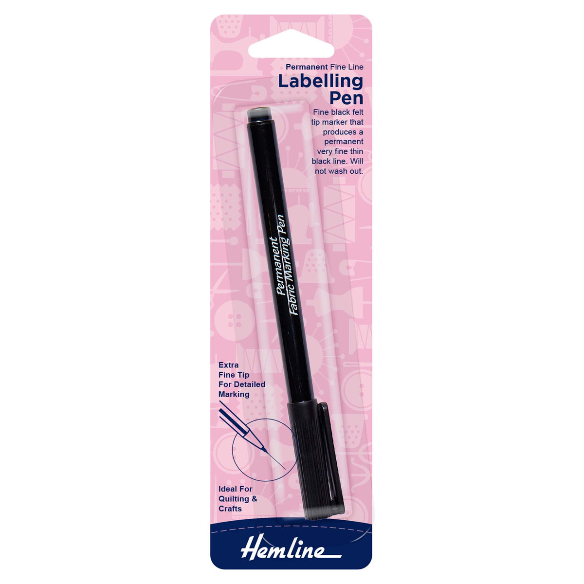 Hemline Labelling Pen - Fine Tip