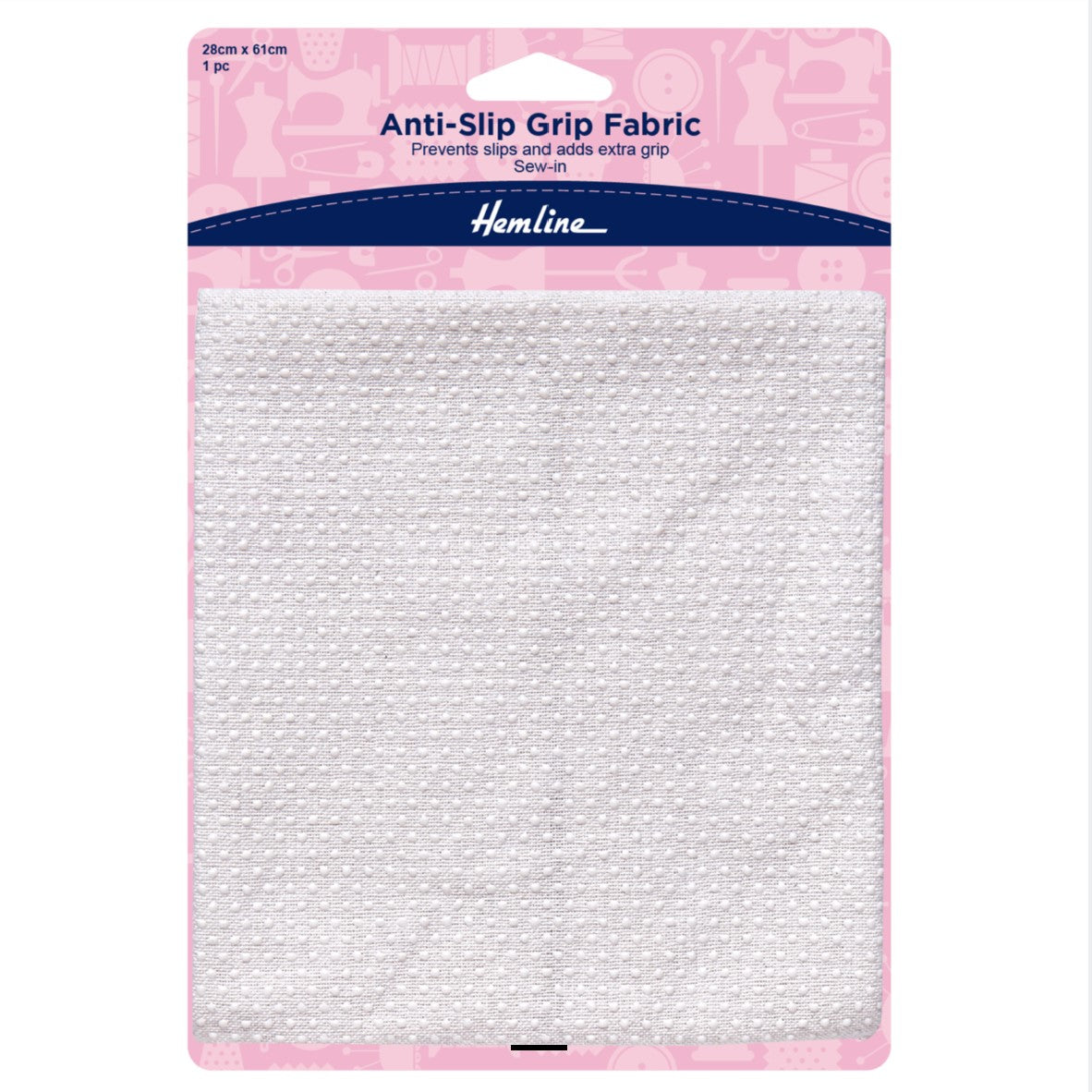 Hemline Grip Fabric: Anti-Slip: 28cm x 61cm