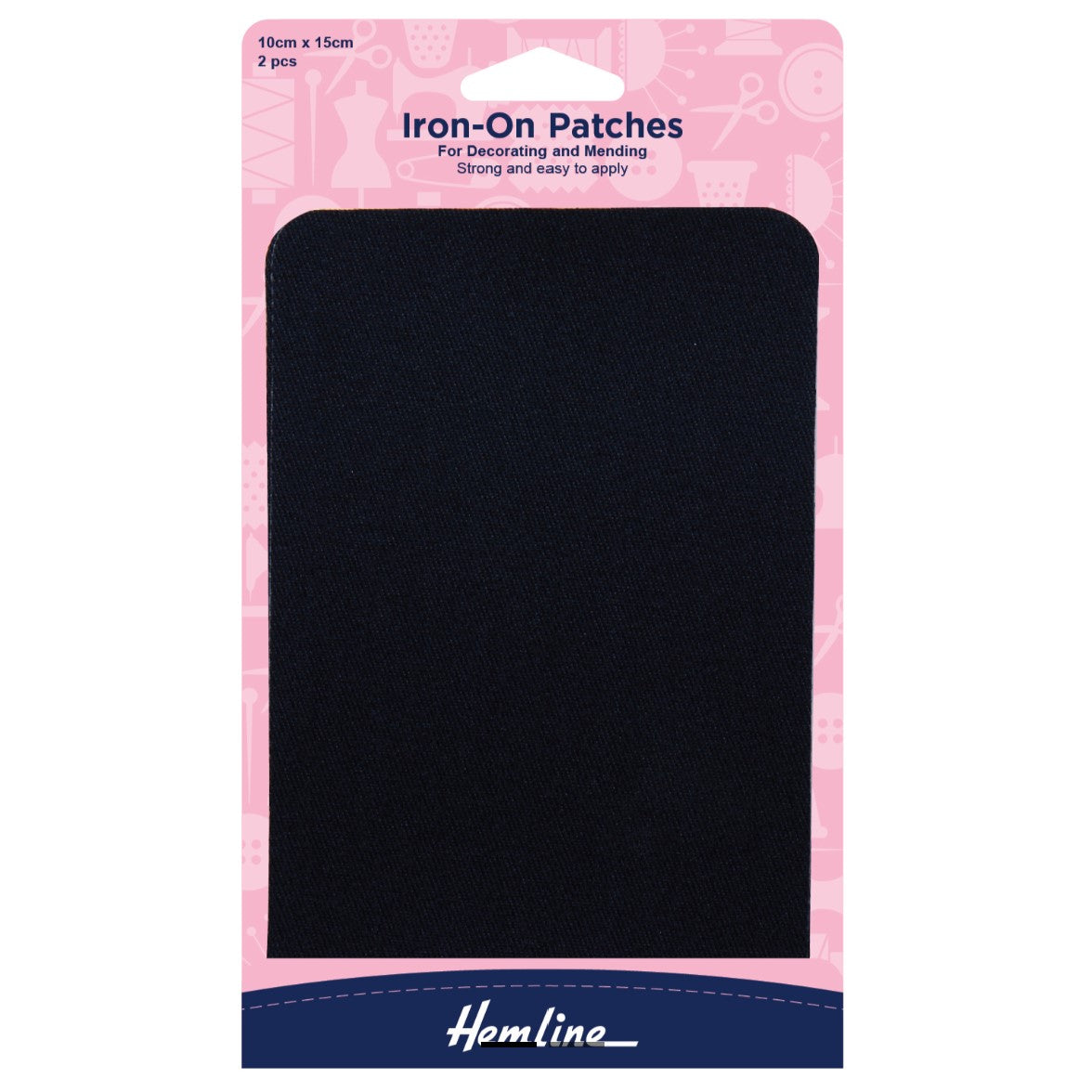 Hemline Cotton Twill Patches 10 x 15cm