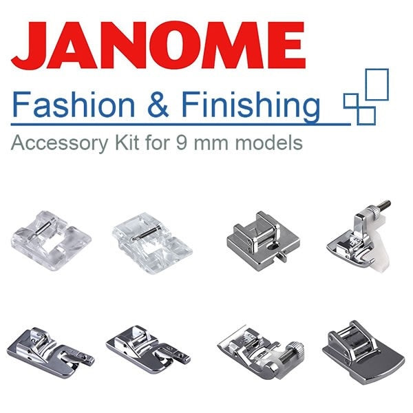 Janome Fashion & Finishing Feet Set