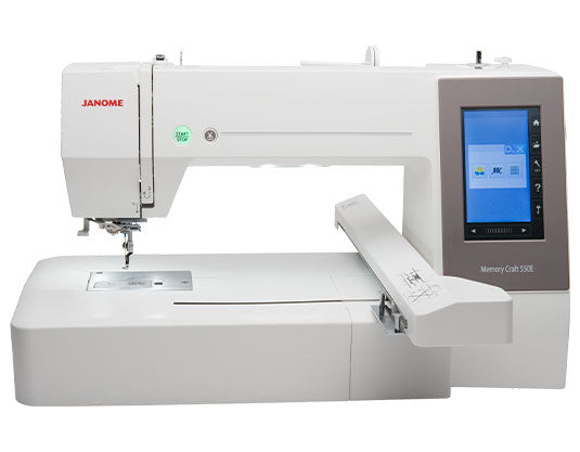 Janome MC550E LE Embroidery Machine FREE Artistic JR Software