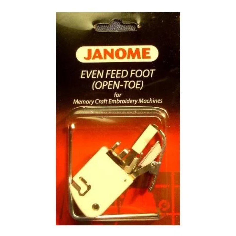 Janome Open-Toe Walking Foot with Quilting Guide