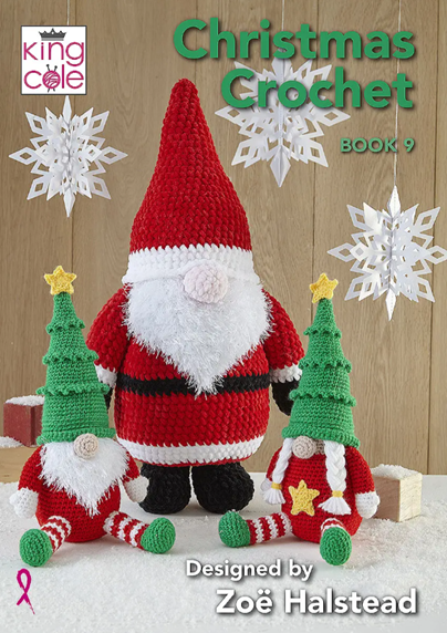 King Cole Christmas Crochet Book 9  (pattern leaflet)