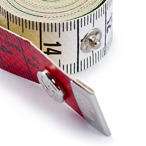 Prym Tape measure Colour Plus with button, cm and inch