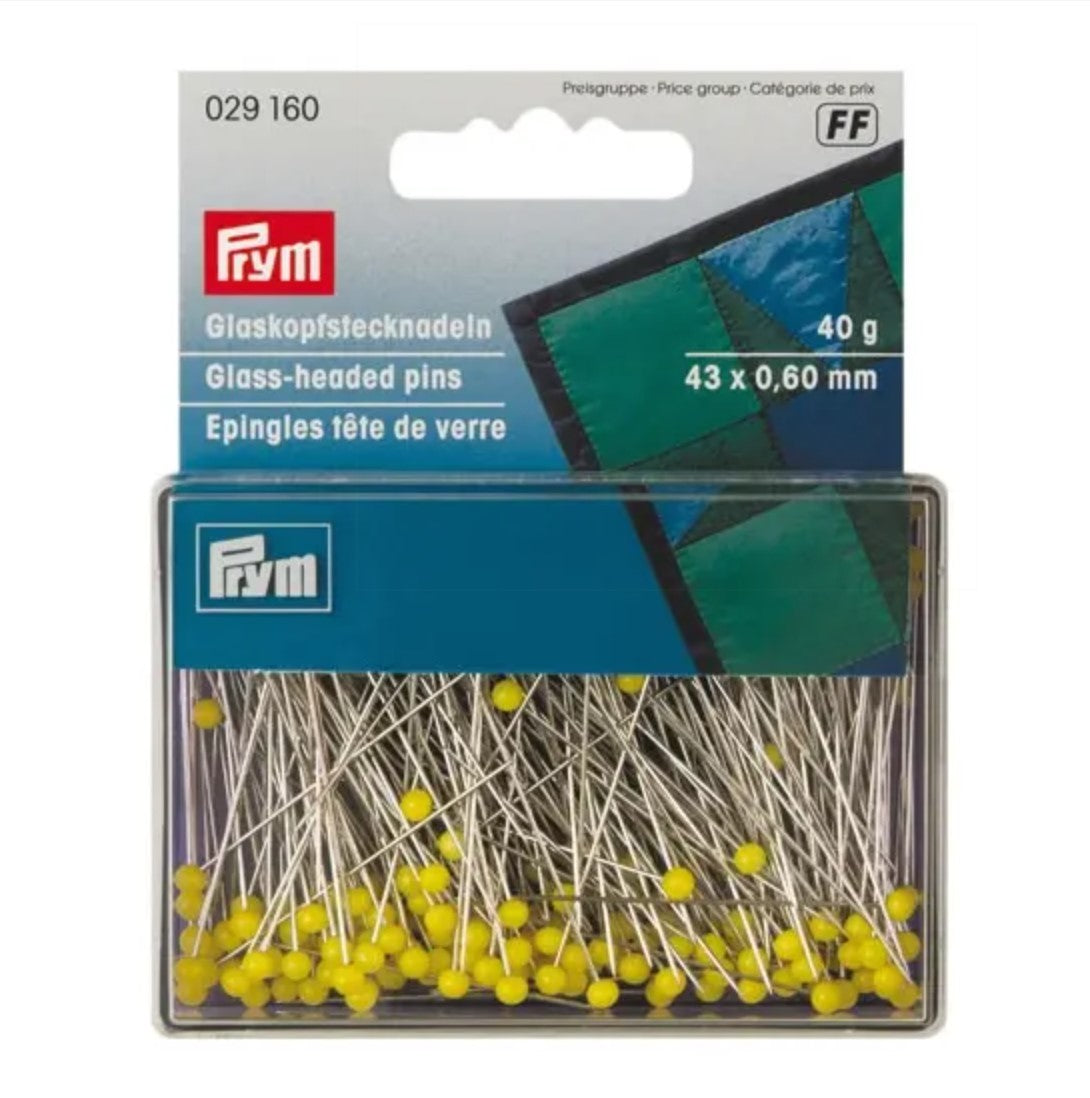 Prym Glass-headed Pins 0.60 x 43 mm