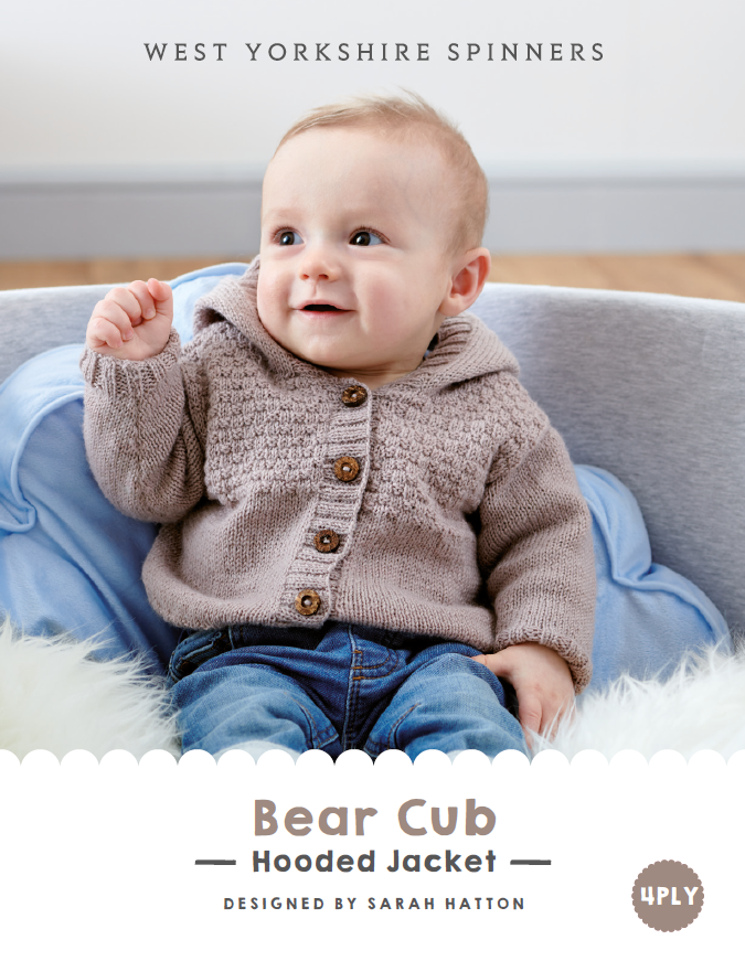 WYS Bear Cub Hoodie Pattern (free downloadable pdf)
