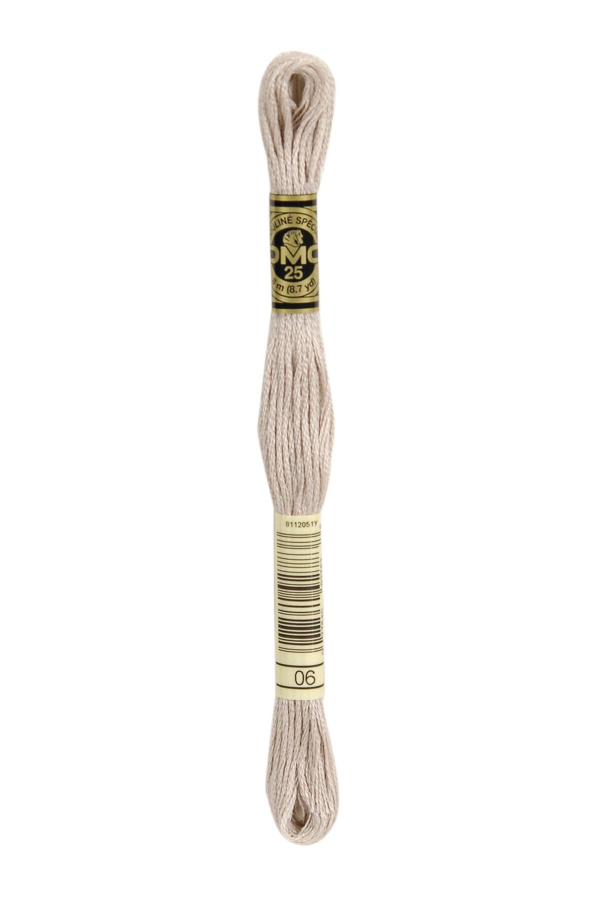 DMC Mouliné Stranded Cotton 06 Driftwood Medium Light