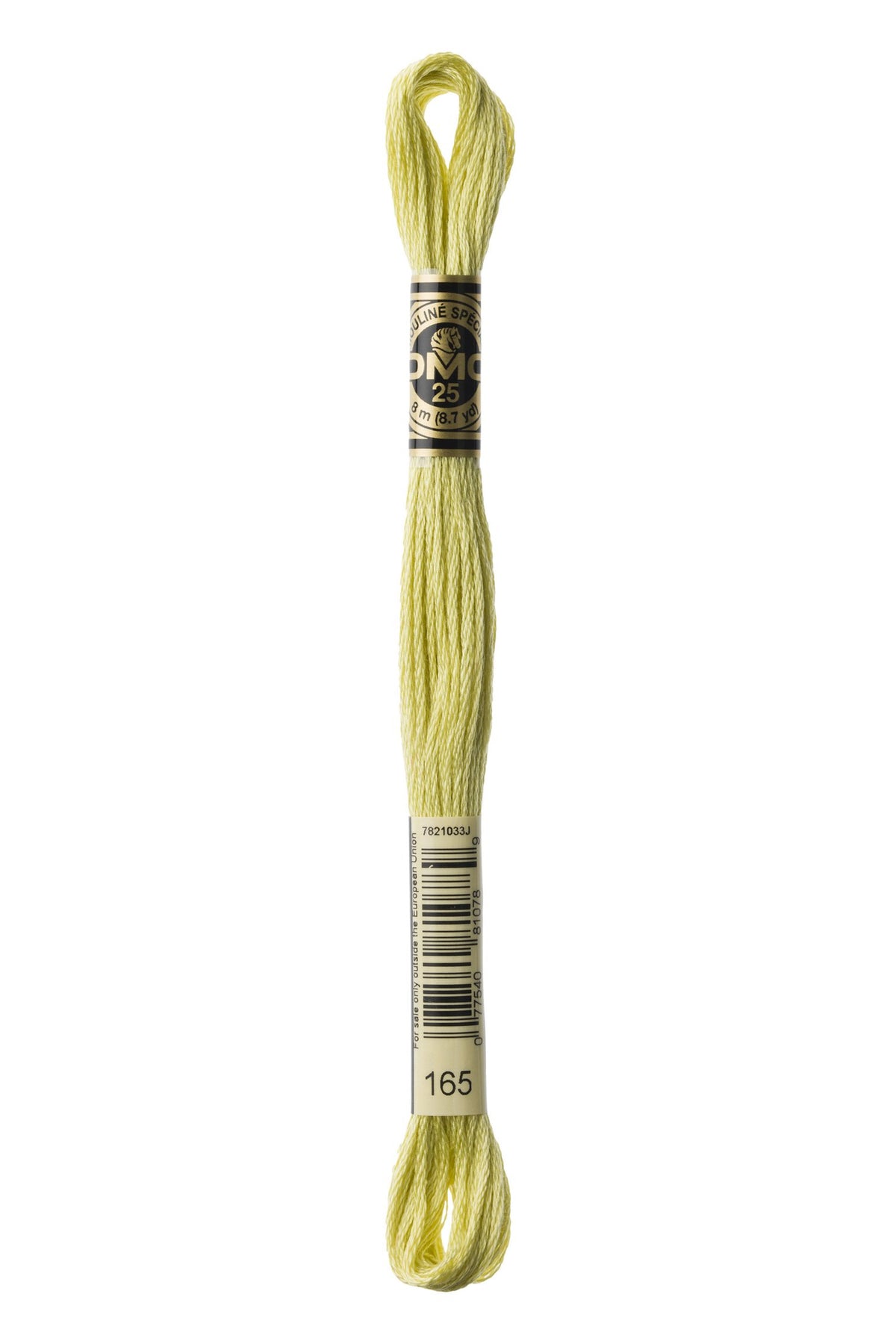 DMC Mouliné Stranded Cotton 165 Moss Green Very Light