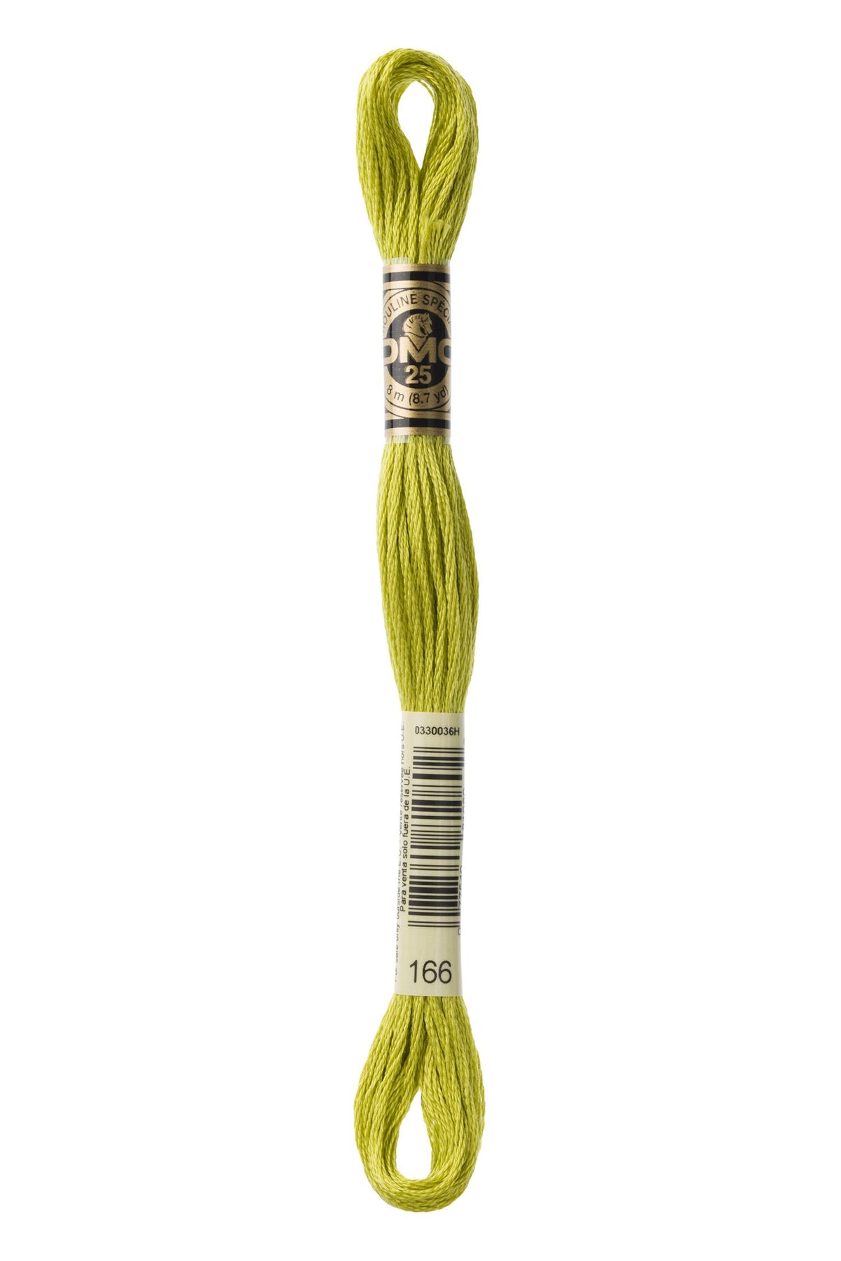 DMC Mouliné Stranded Cotton 166 Moss Green Medium Light