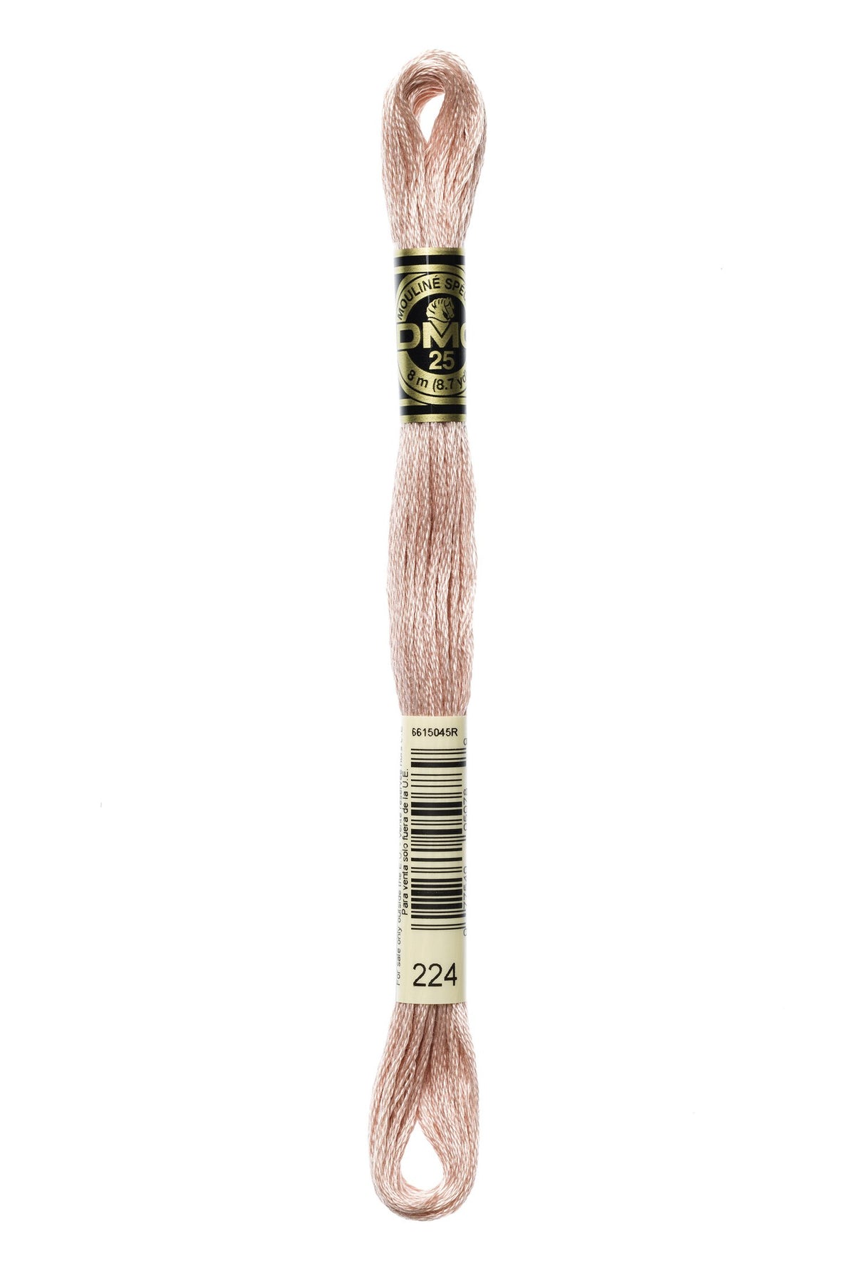 DMC Mouliné Stranded Cotton 224 Shell Pink Very Light