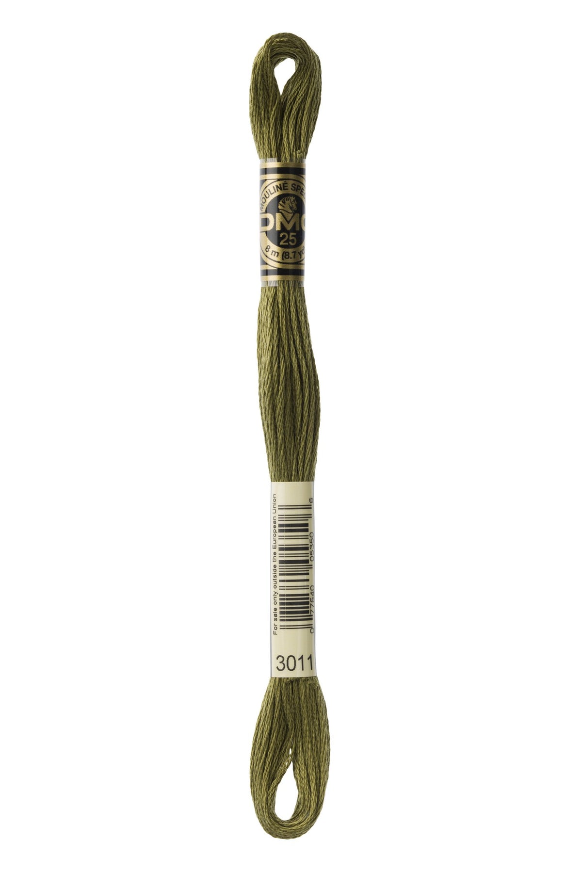 DMC Mouliné Stranded Cotton 3011 Khaki Green Dark