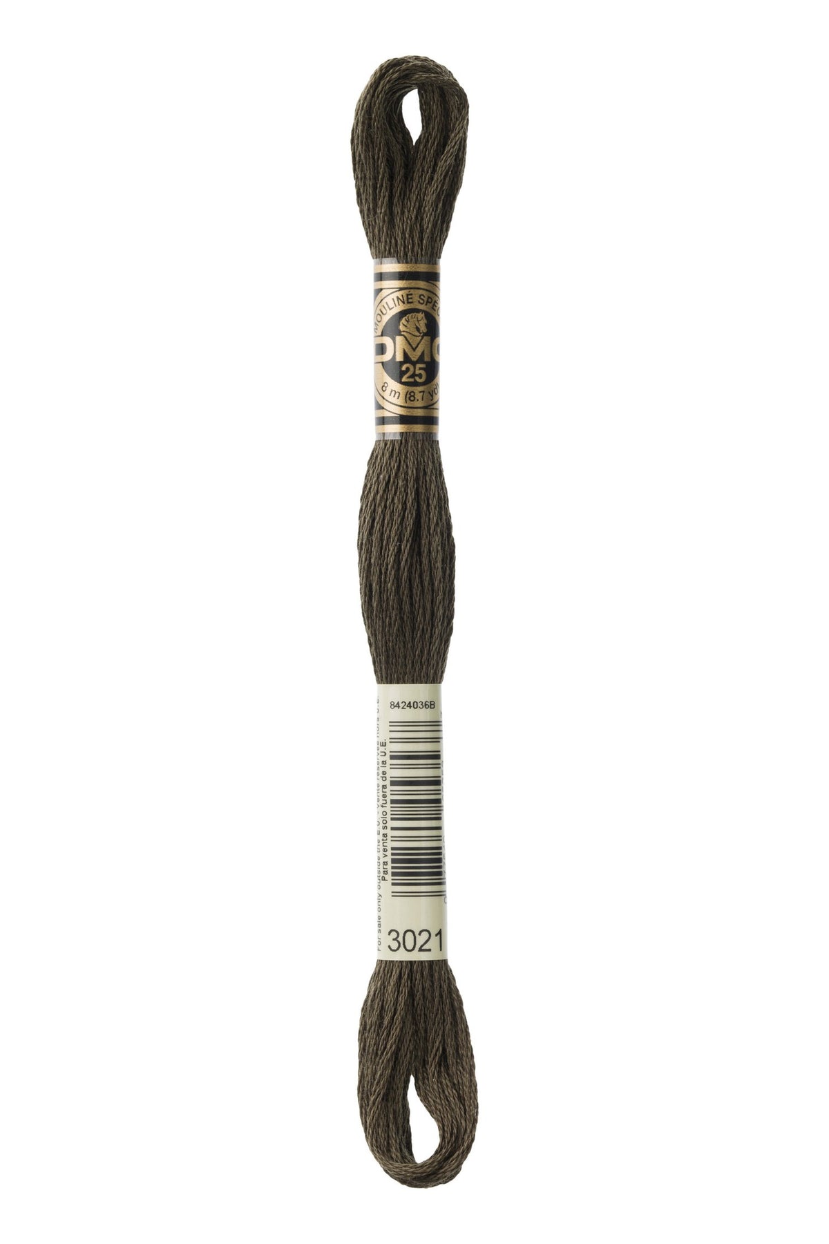 DMC Mouliné Stranded Cotton 3021 Brown Gray Very Dark