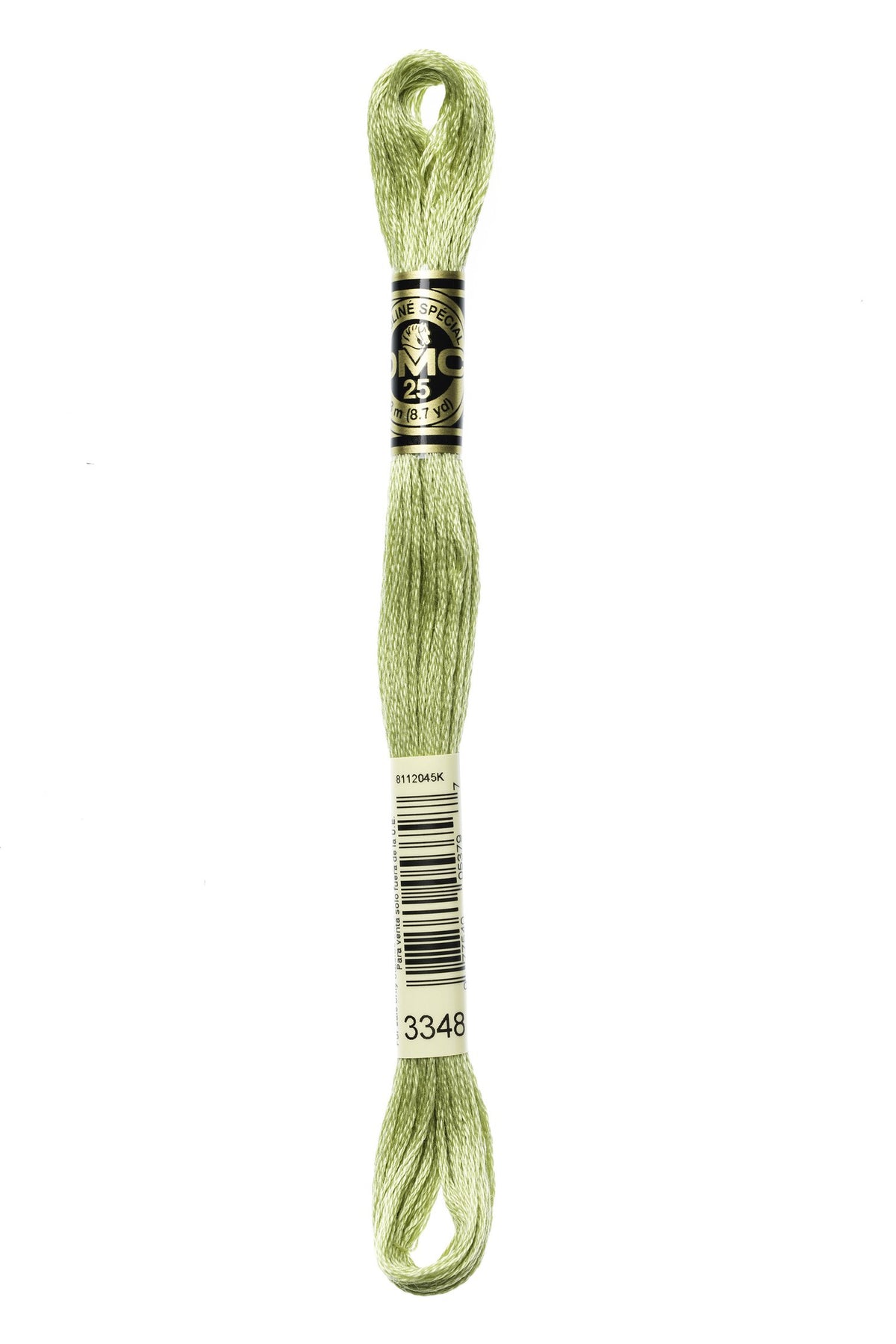 DMC Mouliné Stranded Cotton 3348 Yellow Green Light