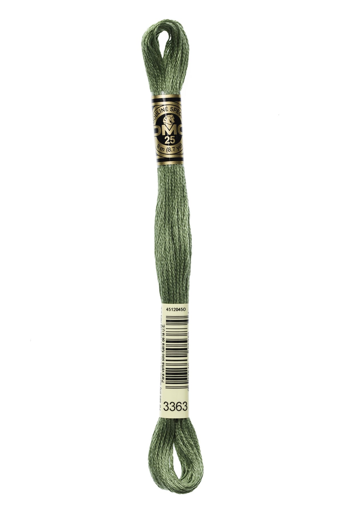 DMC Mouliné Stranded Cotton 3363 Pine Green Medium