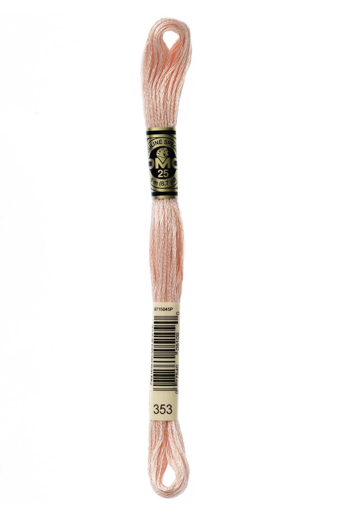DMC Mouliné Stranded Cotton 353 Peach