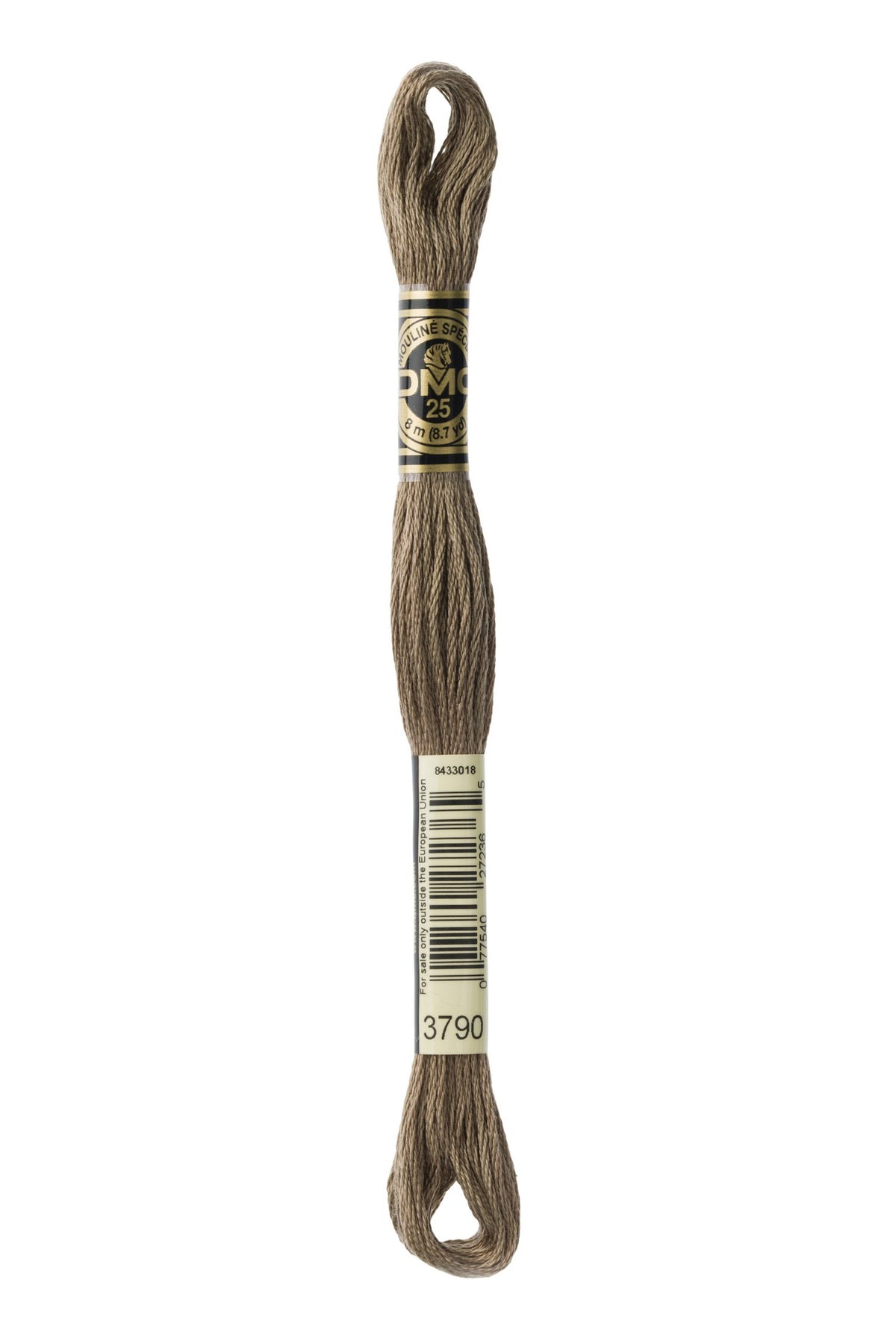 DMC Mouliné Stranded Cotton 3790 Beige Gray Ultra Dark