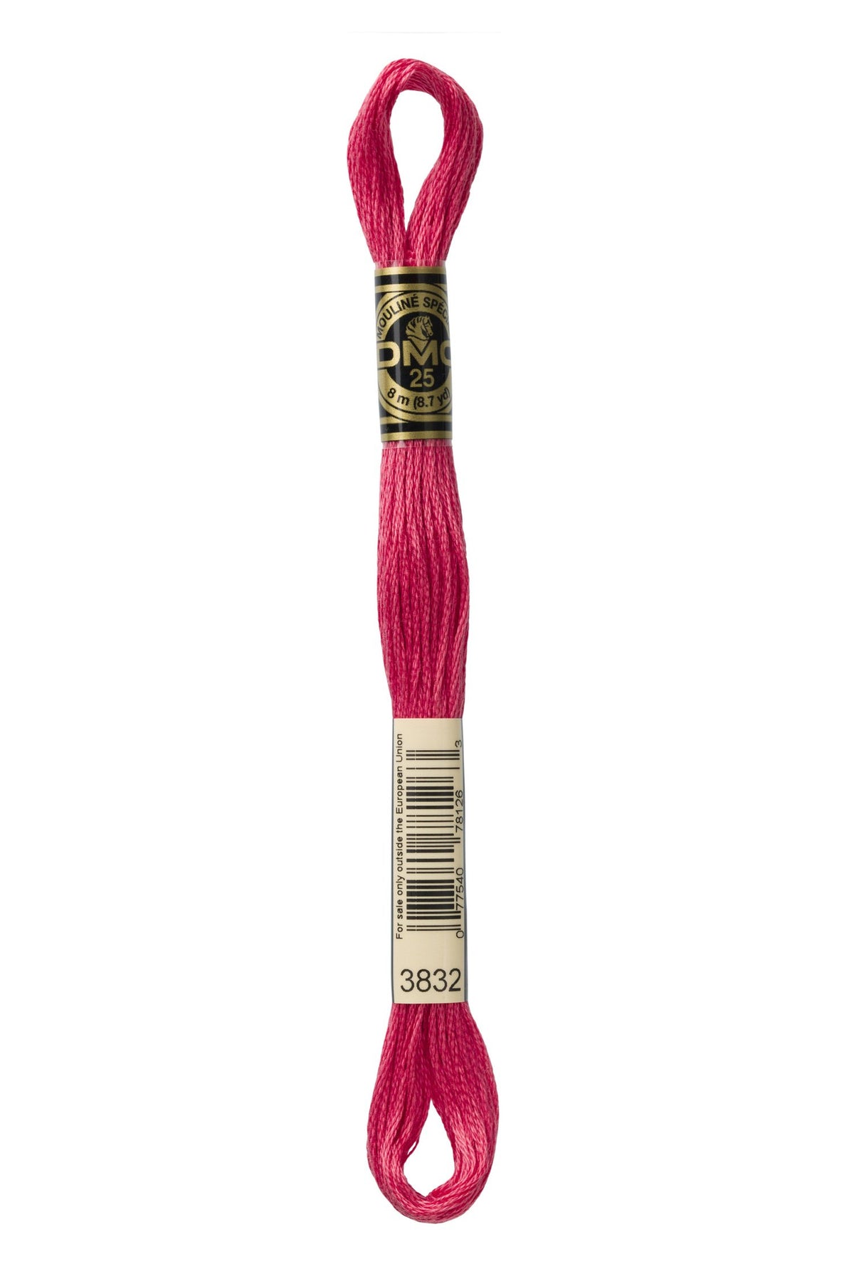 DMC Mouliné Stranded Cotton 3832 Raspberry Medium