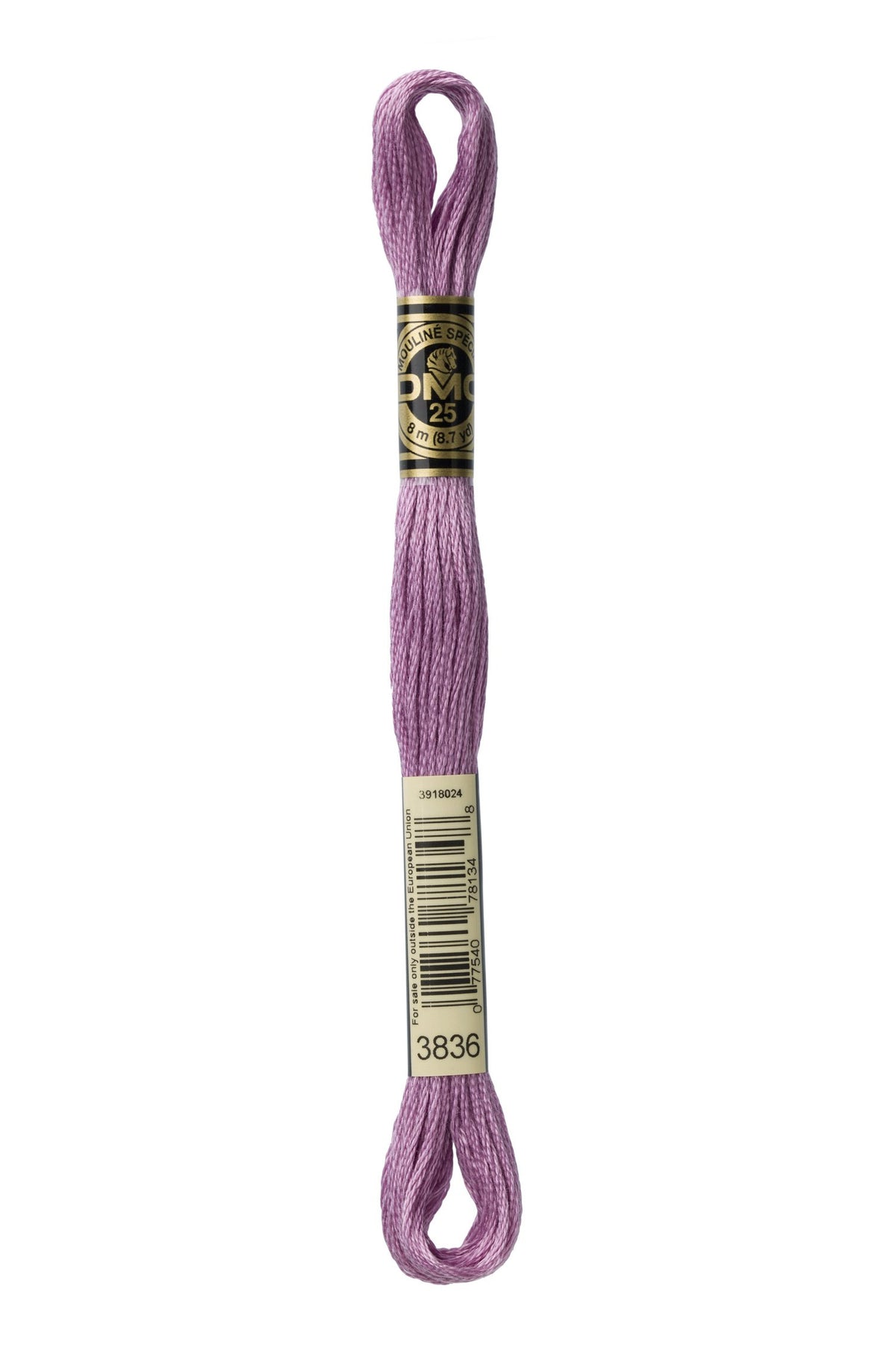 DMC Mouliné Stranded Cotton 3836 Grape Light
