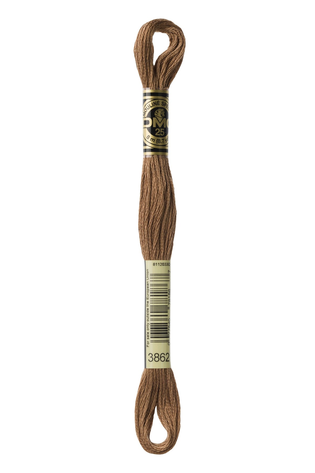 DMC Mouliné Stranded Cotton 3862 Mocha Beige Dark