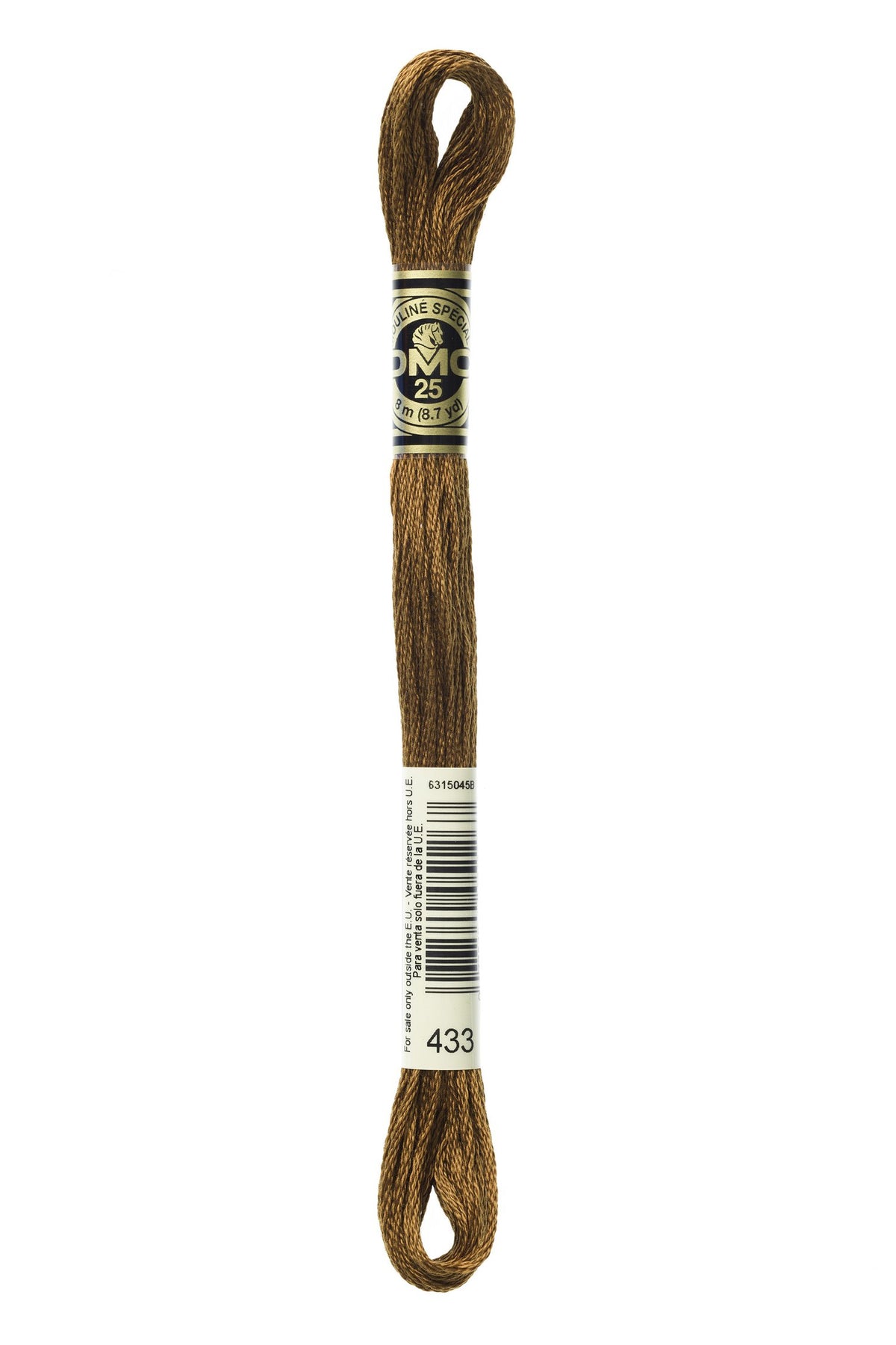 DMC Mouliné Stranded Cotton 433 Brown Medium