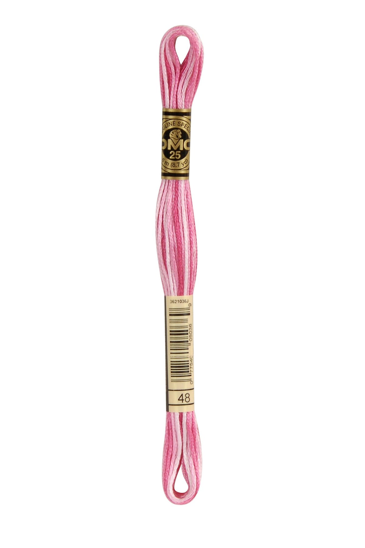 DMC Mouliné Stranded Cotton 48 Variegated Baby Pink