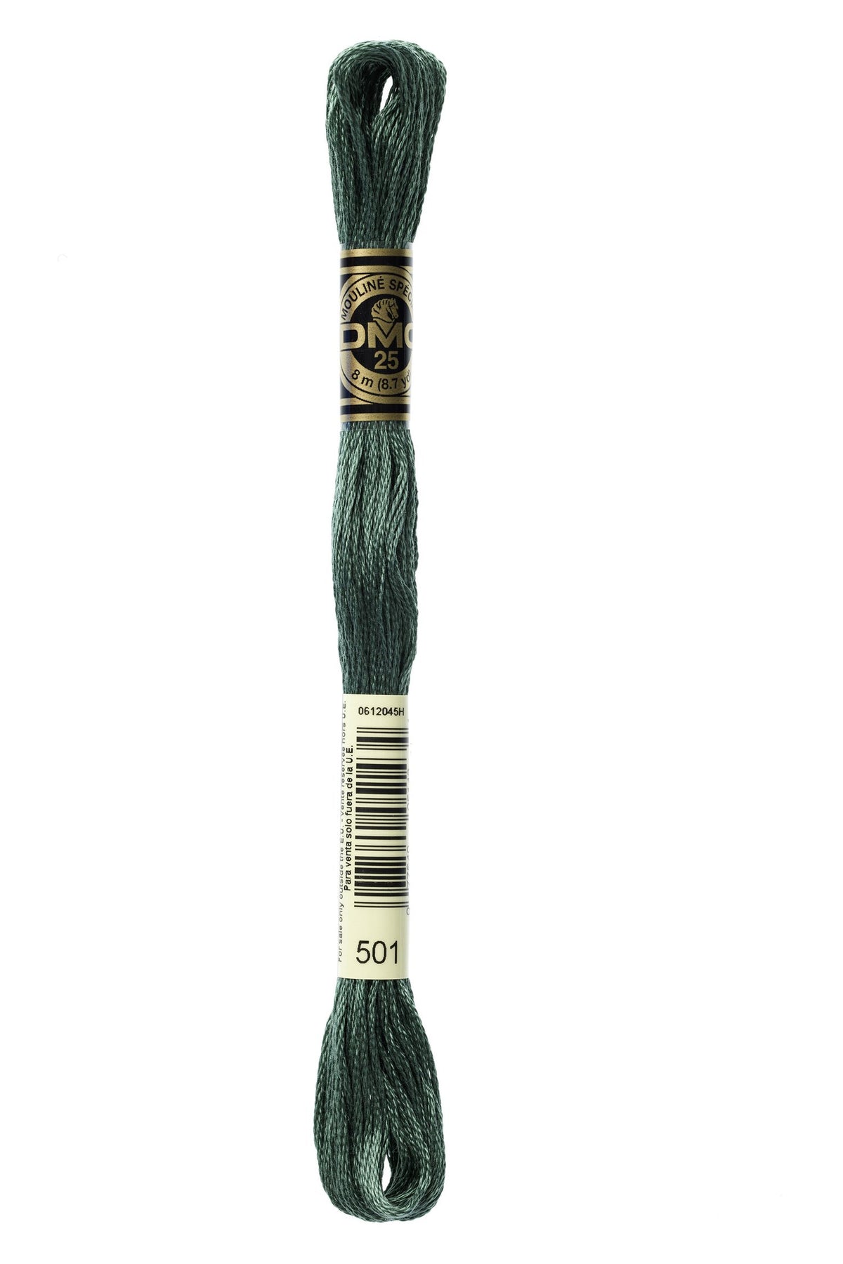 DMC Mouliné Stranded Cotton 501 Blue Green Dark